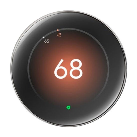 Google Nest Learning Thermostat (Gen 4) - Polished Silver