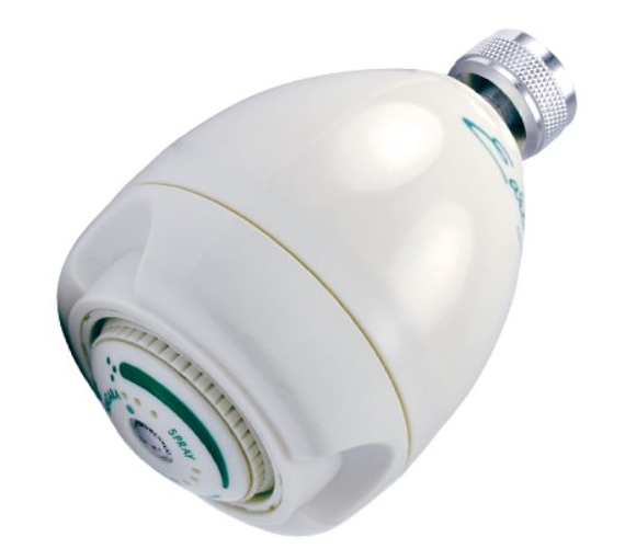  1.25 GPM Earth Massage Shower Head - White